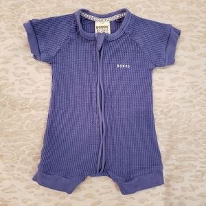 BONDS Royal Blue Waffle Romper 0-3 M